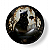 Incensário de Gato Preto Magia e Energia Espiritual 10 cm - Imagem 1
