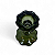 Porta Velas Castiçal Verde Transparente Vidro Rústico 11 cm - Imagem 4