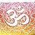 Toalha OM Degradê Laranja Som do Universo Espiritual 70 cm - Imagem 3