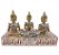Trio de Buda da Reflexão Yoga Refletindo Buda Com Bandeja - Imagem 1