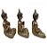 Trio de Buda Tailandês Yoga Buda Cobre Brilhante 12 cm - Imagem 2