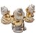 Trio Ganesha da Prosperidade Ganesha Músico Gold 14 cm - Imagem 3