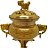 Turíbulo Sacro Defumador Divino De Mesa Metal Dourado 10cm - Imagem 1