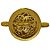 Turíbulo Sacro Defumador Divino De Mesa Metal Dourado 10cm - Imagem 3