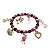 Pulseira da Pomba Gira Menina Rosa e Preto Umbanda Ajustável - Imagem 1