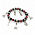 Pulseira Exu Mirim Vermelho e Preto Proteção Ajustável - Imagem 1