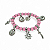 Pulseira Obá Orixás Umbanda Candomblé Rosa Claro Ajustável - Imagem 1