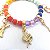 Pulseira Oxumaré Orixás Umbanda Candomblé Ajustável - Imagem 3