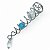 Suncatcher Captador Catalisador Energia Fengshui Azul 30cm - Imagem 2