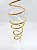 Suncatcher Captador Catalisador Energia Fengshui Cristal Gold G - Imagem 3