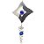 Suncatcher Captador Catalisador Energia Fengshui Losango - Imagem 1