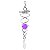Suncatcher Captador Catalisador Energia Fengshui Rosa 10cm - Imagem 1