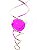 Suncatcher Captador Catalisador Energia Fengshui Roxo 10cm - Imagem 2