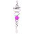 Suncatcher Captador Catalisador Energia Fengshui Roxo 10cm - Imagem 1
