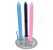 Suporte Para 3 Velas Palito Porta Velas de Alumínio - Imagem 5