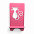 Suporte Para Celular de Gatinho Rosa Mdf Delicado 15 cm - Imagem 5