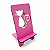 Suporte Para Celular de Gatinho Rosa Mdf Delicado 15 cm - Imagem 1