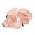 Pingente de Quartzo Rosa Pedra Natural Paz e Purificação 2cm - Imagem 2