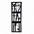 Placa Decorativa Bambu Prosperidade Total Mdf Cor Preto 19cm - Imagem 1