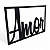 Placa Decorativa Palavra Amor em Mdf Cor Preto 28 cm - Imagem 3