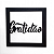 Placa Decorativa Palavra Gratidão em Mdf Cor Preto 19 cm - Imagem 1