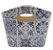 Porta Revista ou Cesto de Flores Bolsa Ladrilhos 20x16cm - Imagem 1
