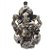 Linda Estátua de Ganesha Divindade do Sucesso Cobre 10 cm - Imagem 1