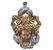 Linda Estátua de Ganesha Divindade do Sucesso Gold 10 cm - Imagem 1