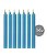 Maço 34 Velas Iemanjá Azul Vela  Azul Umbanda Candomblê - Imagem 1