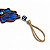 Móbile Mão Hamsá Olho Grego Mdf Azul Afasta Mau Olhado 22 cm - Imagem 3