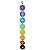 Móbile Olho Grego MDF 7 Chakras Alinhamento Corporal 52 cm - Imagem 1