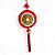Móbile Talismã da Prosperidade Moeda Feng Shui Amuleto 50 cm - Imagem 1