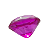 Jóia Diamante de Cristal Rosa Detalhado Para Decoração 4 cm - Imagem 3