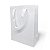 Kit 100 Sacola De Papel Offset P Alça Prática Unidade 20 cm - Imagem 2
