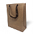 Kit 100 Sacolas De Papel Kraft P Com Alça Prática 20 cm - Imagem 2