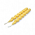 Kit 2 Velas Espirais Amarelas Elegantes Para Castiçal 19 cm - Imagem 2