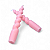 Kit 2 Velas Espirais Rosas Elegantes Para Castiçal 19 cm - Imagem 3