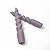 Kit 2 Velas Espirais Roxas Elegantes Para Castiçal 19 cm - Imagem 3