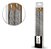 Kit 2 Velas Premium Prata Elegante Para Castiçal 45 gramas - Imagem 1