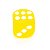 Kit 3 Dados Amarelo 6 Lados 14mm Orixás Umbanda Erês - Imagem 2