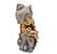 Ganesha da Prosperidade Ganesh Músico Cítara Gold 14 cm - Imagem 2