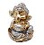 Ganesha da Prosperidade Ganesh Músico Percussão Gold 14 cm - Imagem 1