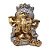 Ganesha da Sabedoria Enfeite Ganesha Mudinho Gold 8 cm - Imagem 2
