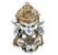Ganesha da Sabedoria Enfeite Ganesha Não Ouço10 cm - Imagem 1