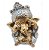 Ganesha da Sabedoria Enfeite Ganesha Não Vejo Gold 8 cm - Imagem 1