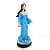 Iemanjá Orixá Estátua Imagem Rainha Mar Resina Azul 15 cm - Imagem 2
