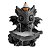 Incensário Baby Dragão da Folha Incenso Cone Cascata 12 cm - Imagem 1