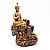 Incensário Cascata Buda Tibetano da Felicidade 12 cm - Imagem 3