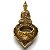 Incensário Vareta Porta Vela Buda Sagrado Meditando Com Vela - Imagem 2