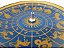 Incensário Vareta Zodíaco Astral Gold Azul Redondo 11CM - Imagem 4
